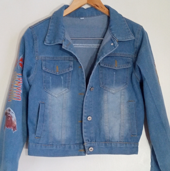Lynyrd Skynyrd denim jacket youth XL - Picture 1 of 10